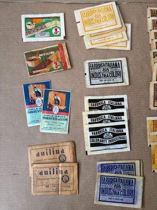 Bustine Coloranti Vintage Industria Colori