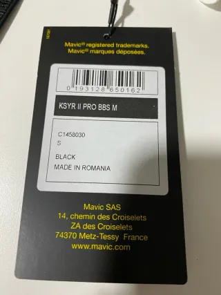 Culotte Mavic Ksyrium Pro II S