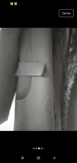 Abrigo Zara Trafaluc Negro