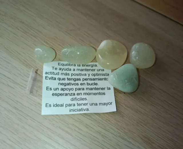 Lote piedras naturales con caja organizadora