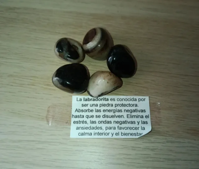 Lote piedras naturales con caja organizadora