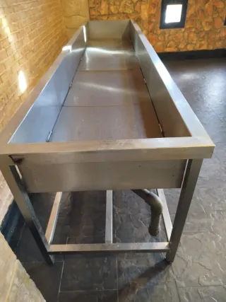 Mesa Cuba Acero Inoxidable