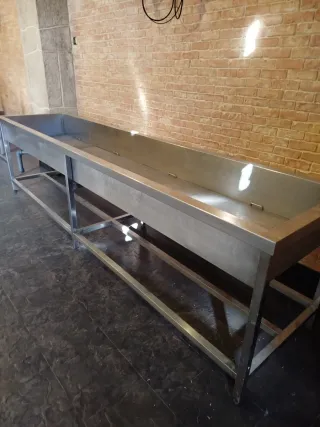 Mesa Cuba Acero Inoxidable