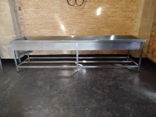 Mesa Cuba Acero Inoxidable