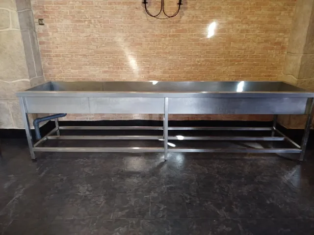 Mesa Cuba Acero Inoxidable