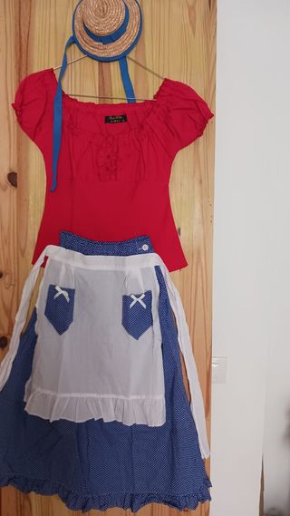 Traje Romeria Canaria Niña Talla 6