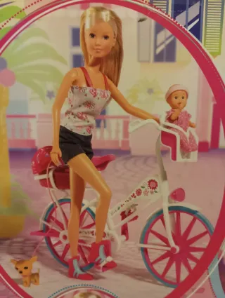 Steffi Love Bike Tour Muñeca con Bicicleta