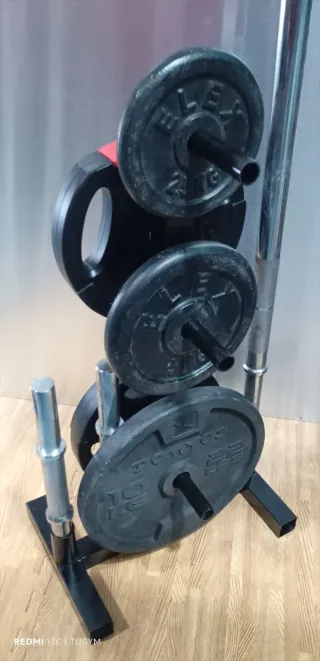 Soporte para discos de pesas