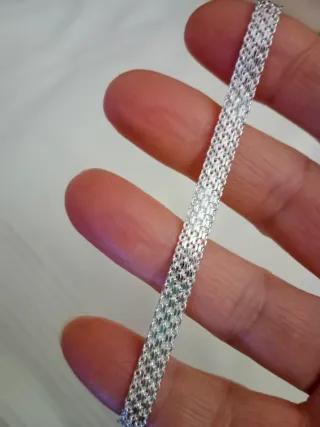 Preciosa Pulsera de plata.