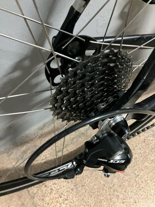 Bicicleta Carretera Vitus Negra Roja