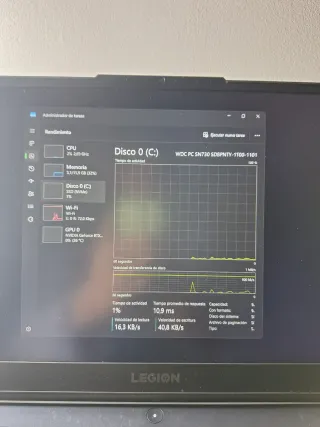Portátil Gaming Lenovo Legion5 Ryzen 7 5800H 3060