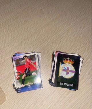 Lote 130 cartas fichas de la liga 2008-09
