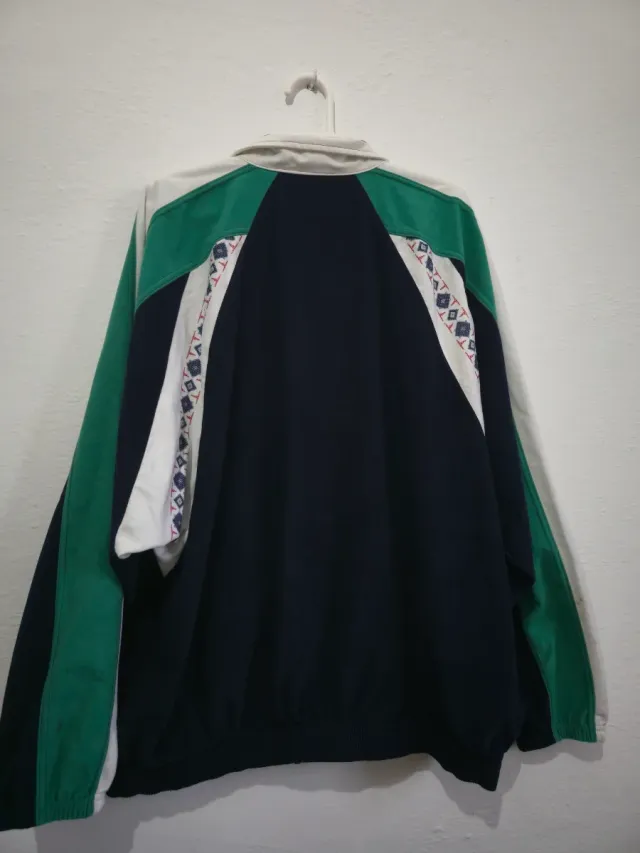 Chaqueta Vintage Mito Años 90s Azul y Verde