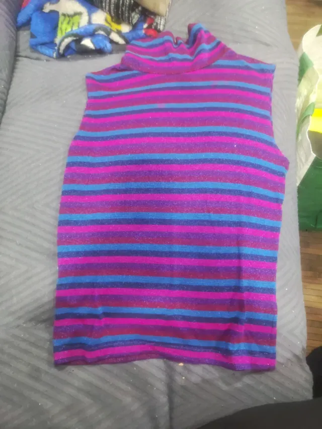 Jersey sin mangas rayas