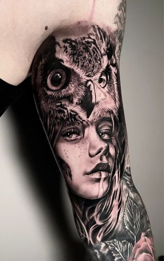Tatuajes black and gray y realismo .