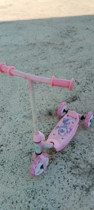 Patinete Patrulla Canina niña 3 ruedas