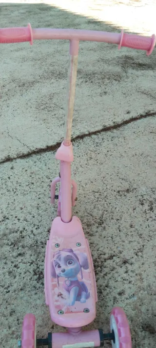 Patinete Patrulla Canina niña 3 ruedas