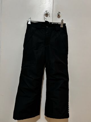 Pantalón de esquí negro 4-6 años crivitPro