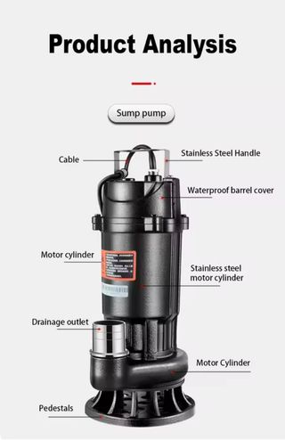Bomba de agua sumergible sin estrenar