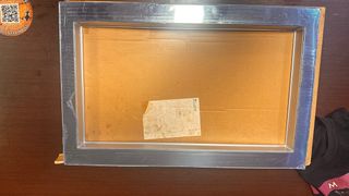 Marco embellecedor microondas empotrado.