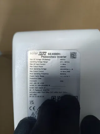 Inversor Solar SolarEdge HD Wave SE4000H