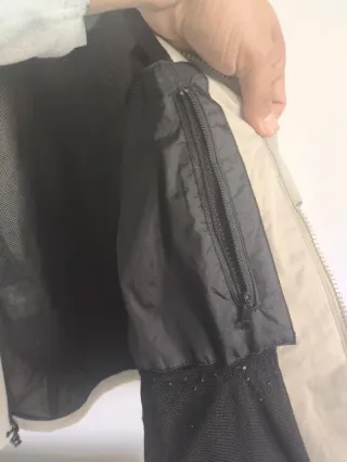 Cortavientos Jack Wolfskin Beige/Gris