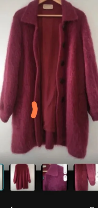 Abrigo Lana Vintage Talla 48