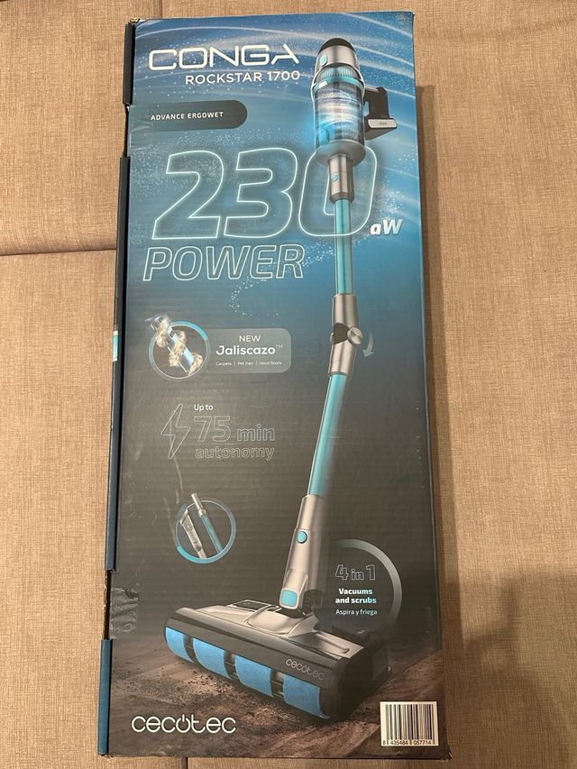 Aspirador CecotecConga RockStar1700 CAMBIAR FILTRO