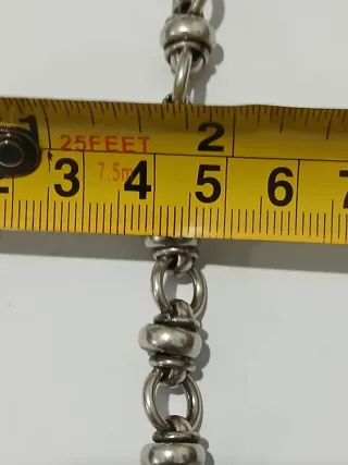 Pulseira Prata 925 Portuguesa,Toda Trabalhada