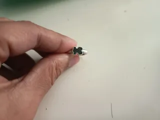 Anillo Tous Oso Negro Plata