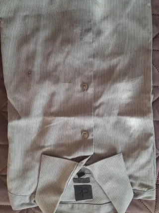 Camisa Calvin Klein caballero gris