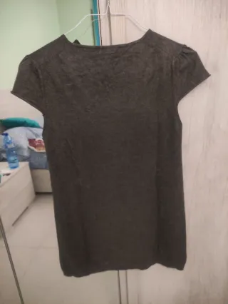 Vestido gris Tezenis mangas cortas