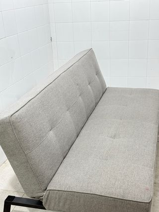 Sofá Cama Gris Estilo Nórdico