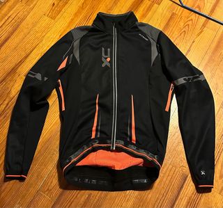 Cazadora Ciclismo XC Negra Naranja