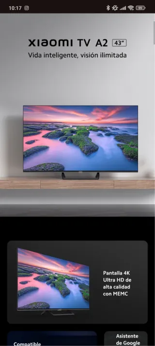 Xiaomi TV A2 43 4K UHD