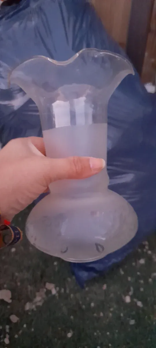 4 Tulipanes de cristal decorativos