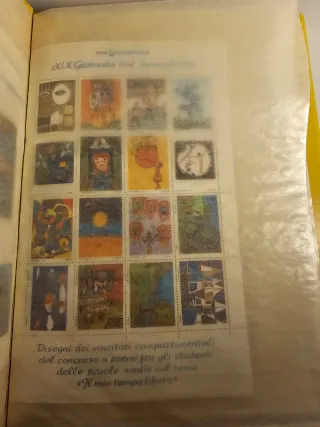 Album con foglietti francobolli MNH