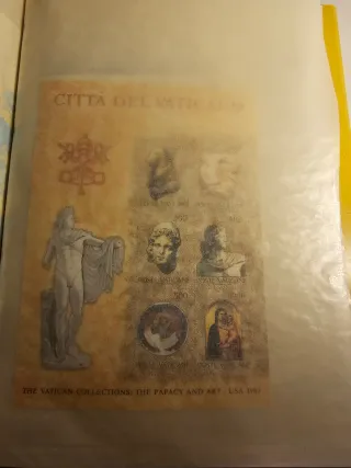 Album con foglietti francobolli MNH