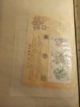 Album con foglietti francobolli MNH