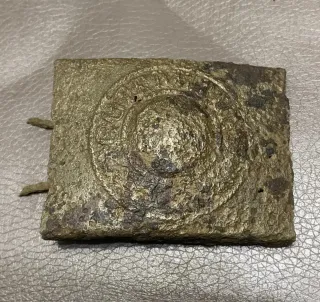 Fibbia Tedesca WW2 da Scavo