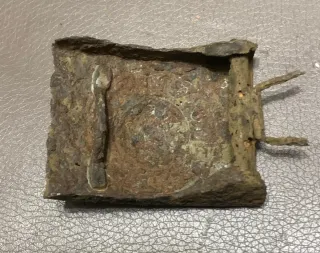 Fibbia Tedesca WW2 da Scavo