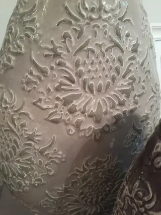 Juego de 2 jarrones de cerámica