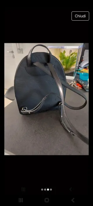 Zaino Alviero Martini Nero Mappa