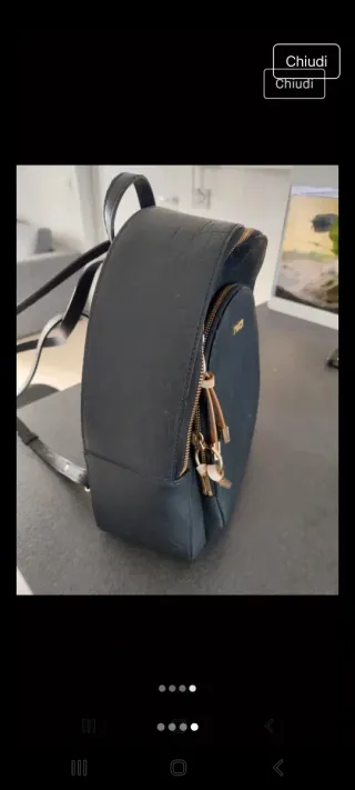 Zaino Alviero Martini Nero Mappa