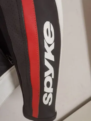 Chaqueta Spyke Moto Blanca y Negra