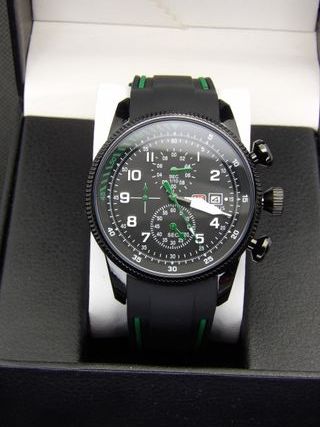 Orologio Uomo 47 mm Cronografo – Nero/Verde | Spor