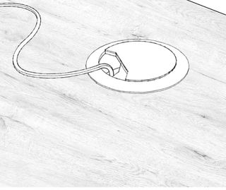 Mesa de estudio, escritorio doble o gran despacho.