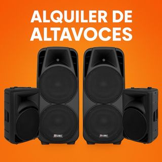 4 Altavoces 1500w