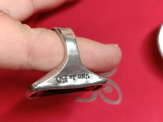 Conjunto Anillo y Pulsera UNOde50