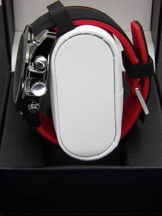 Orologio Uomo Cronografo 47mm Nero/Rosso